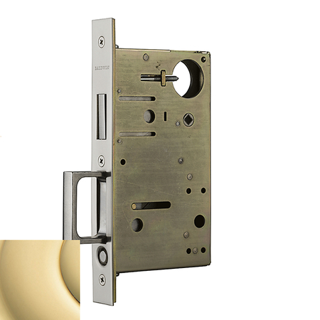 BALDWIN ESTATE Privacy Pocket Door Locks Unlacquered Brass 8602.031