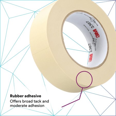 3M Masking Tape, Natural, 24mm x 55m, PK36 2307