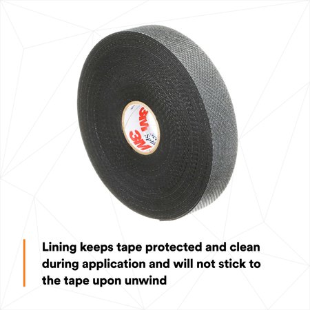 3M 30 mil, 3/4" x 30 ft. Black Splicing Tape 23-3/4X30FT