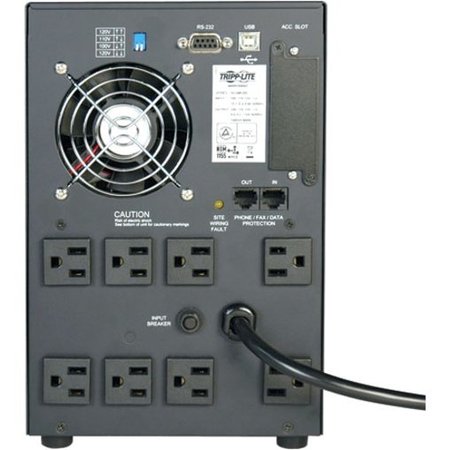 Tripp Lite UPS System, 1.5kVA, 8 Outlets, Desktop/Tower, Out: 100/110/120V AC , In:100/110/120V AC SMART1500SLT