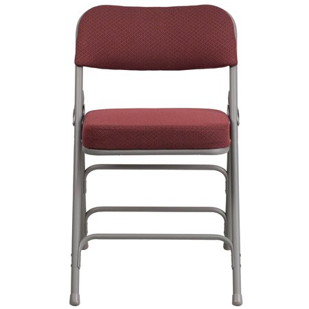 Flash Furniture Burgundy Fabric Folding Chair 4-AW-MC320AF-BG-GG