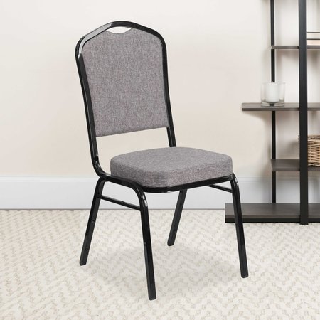 Flash Furniture Gray Fabric Banquet Chair 4-FD-C01-B-5-GG