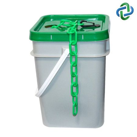 MR. CHAIN Green Plastic Chain Pail 1"(#4, 25 mm)x 10004-P
