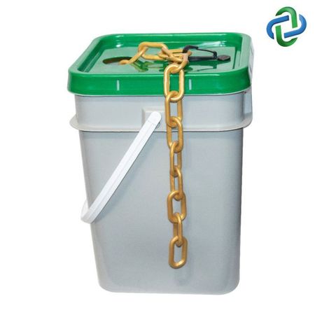 MR. CHAIN Gold Plastic Chain Pail 1.5"(#6, 38 mm) 30009-P