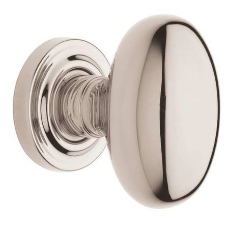 BALDWIN ESTATE Privacy Door Knobs Lifetime Bright Nickel 5025.055.PRIV