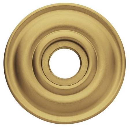 BALDWIN ESTATE Half Dummy Rosettes Satin Brass with Brown 5048.060.IDM