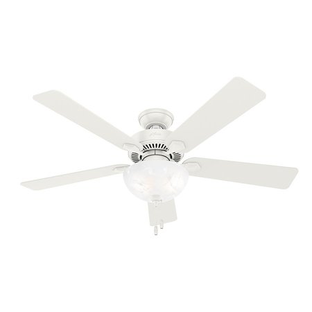 HUNTER Ceiling Fan, 52 in. Blade Dia., Single Phase, 120 50908