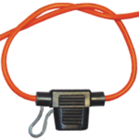 QUICKCABLE Fuse Holder, 20A Amp Range, Wire Leads, Mini Blade Fuse Type, 25 PK 509601-025