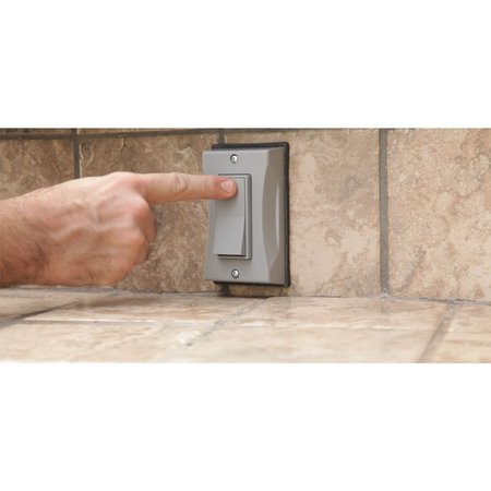 Bell Outdoor Weatherproof Decorator Switch Cover, 1-Gang, 1 Gang, Decorator Switch 5123-0