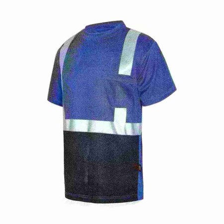 GSS SAFETY Short Sleeve Safety T-Shirt w/Blk Bottom 5112-TALL LG