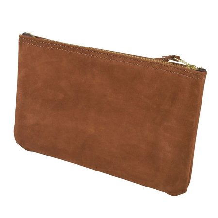 Klein Tools Top-Grain Leather Tool Pouch, Brown, Leather, 0 Pockets 5139L