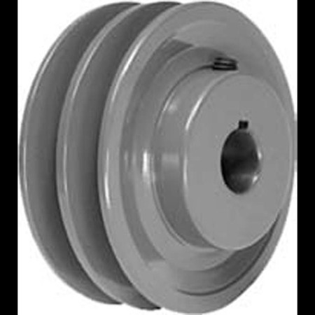 POWERDRIVE 7/8" Fixed Bore V-Belt Pulley 2.95" OD 2BK28-7/8