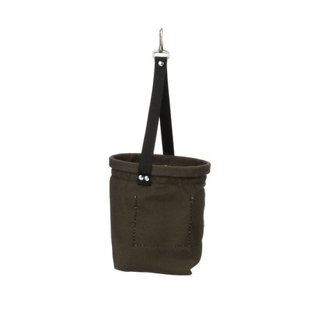 Klein Tools Bucket Bag, Green, Canvas, 2 Pockets 5143