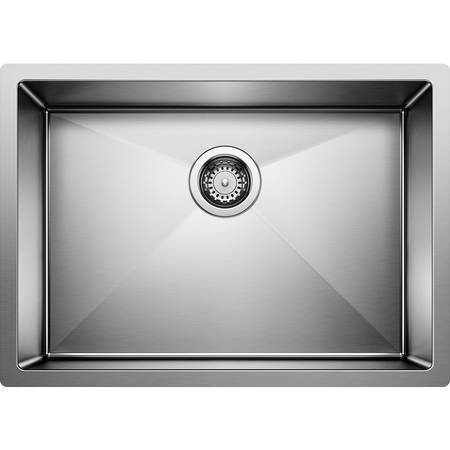 BLANCO Precision 16" R10 Single Bowl, Undermount Mount, 0 Hole 515822