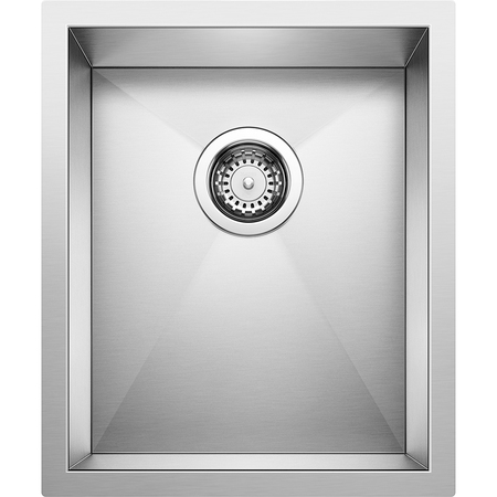 BLANCO Precision 16" Medium Bowl, Vertical, Undermount Mount, 0 Hole 516208