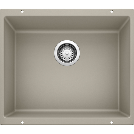 BLANCO Precis Silgranit 21" Single Bowl Undermount Kitchen Sink - Truffle 517677