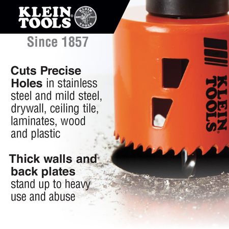 Klein Tools Bi-Metal Hole Saw, 1-3/4-Inch 31928