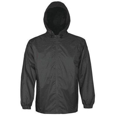 VIKING Unisex Black Polyester Waterproof Jacket size, Size: S 240B-S