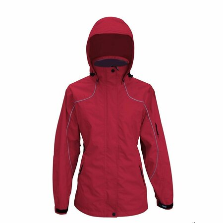 VIKING Ladies Trizone Jacket, Red, S 880R-S