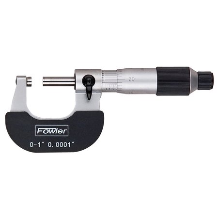 FOWLER Micrometer, Swiss Style, 0-1"/.0001" 522292010