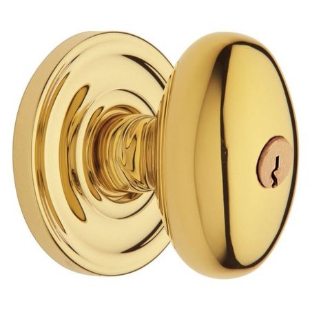 BALDWIN ESTATE Entry Door Knobs Unlacquered Brass 5228.031.ENTR