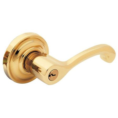 BALDWIN ESTATE Entry Door Levers Lifetime Brass 5245.003.RENT