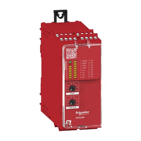 SCHNEIDER Force, DIN Rail, 4.72"D, 3.94"H, 1.77"W, 4.5W XPSUDN13AP