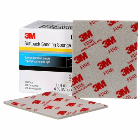 3M Softback Sanding Sponge 02604, PK20 7000000589