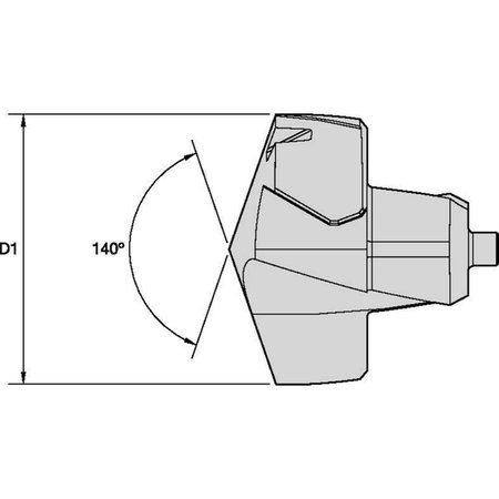 WIDIA TOP DRILL M1 CARBIDE INSERTS, Top Drill M1, Carbide 3849099