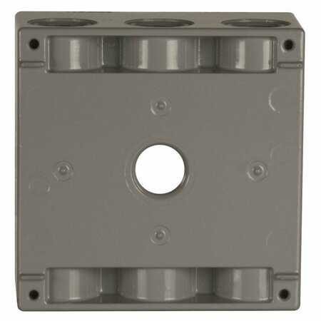 Bell Outdoor Weatherproof Electrical Box, 30.2 cu in, Double Gang, 2 Gang, Aluminum 5340-0