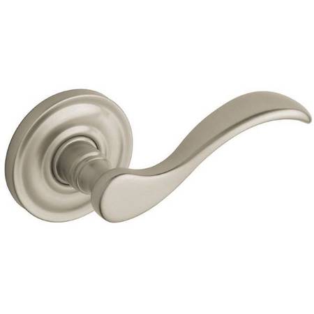 BALDWIN ESTATE Wave Lever Lifetime Satin Nickel Door Levers Lifetime Satin Nickel 5455V.056.LMR