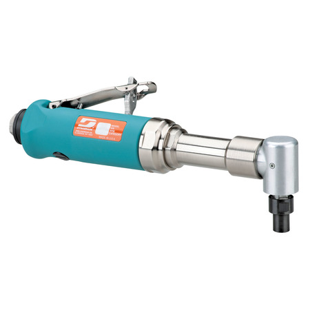 DYNABRADE Extended Right Angle Die Grinder, .7HP, 12000RPM 55560