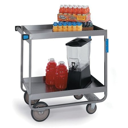 LAKESIDE NSF Stainless 2 Deep Shelf Utility Cart; 700 Lb Capacity, 21"x49" 557