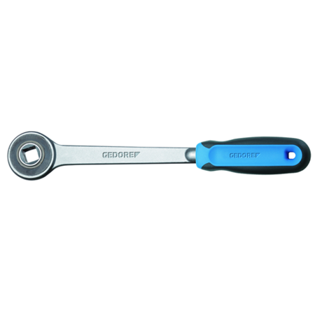 GEDORE 1/2" Drive Ratchet, 1/2", Nickel 380200