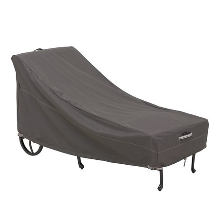 CLASSIC ACCESSORIES Ravenna Patio Chaise Lounge Cover, Grey, 66", 68"x30.5" 55-145-015101-EC