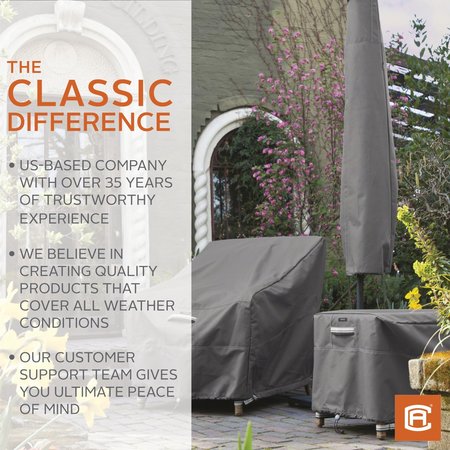 Classic Accessories Patio Cushion/Cover Storage Bag, Grey 55-180-015101-EC