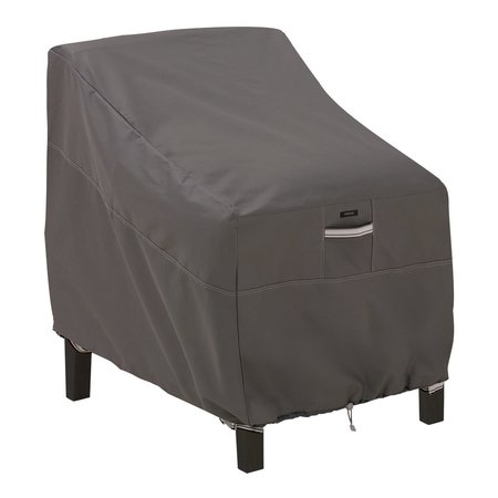 CLASSIC ACCESSORIES Ravenna Deep Seated Patio Lounge Chair Cover, Grey, 42"x38" 55-422-015101-EC