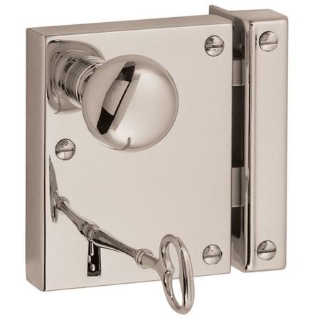 BALDWIN ESTATE Entry Rim Locks Lifetime Bright Nickel 5600.055.R