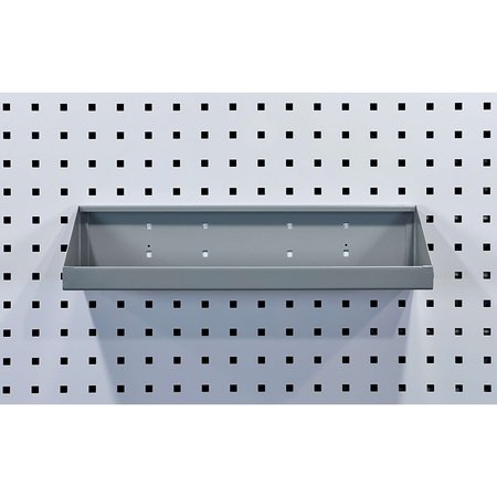 Triton Products 18 In. W x 6-1/2 In. D Gray Epoxy Coated Steel Shelf for LocBoard 56186