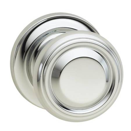 OMNIA Pass 565 Knob Traditional Rose, 234BS Full Lip Strike Bright Chrome 565TD/234F.PA26