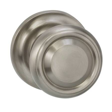OMNIA Pass 565 Knob Traditional Rose, 238BS and T Strike Satin Nickel 565TD/238T.PA15