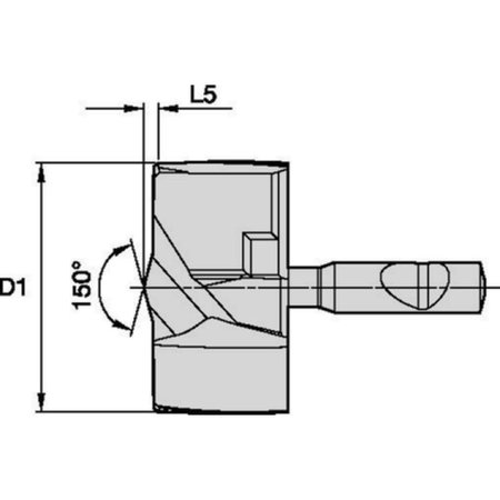 Widia Insert, TDMX, TDMX Insert FPE D 18.00mm TDMX18000FPEM