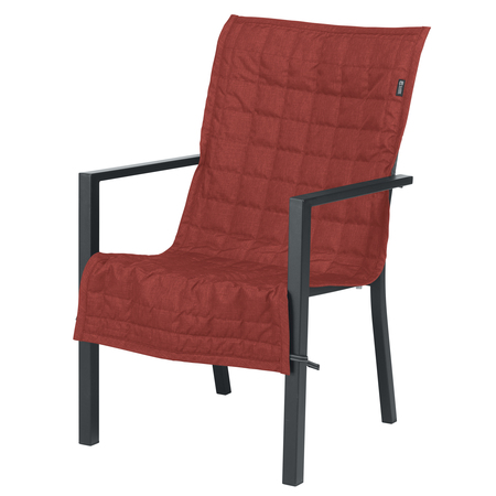 CLASSIC ACCESSORIES Montlake Patio Chair Slipcover, Heather Henna, 45"x20" 56-018-016601-RT