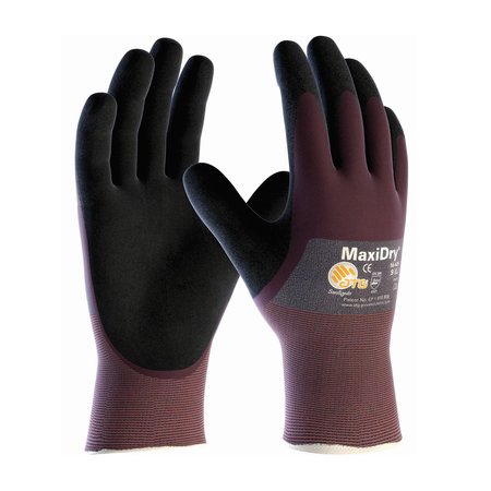 PIP Foam Nitrile Coated Gloves, Palm Coverage, Purple/Black, XL, PR 56-425/XL