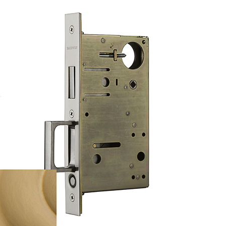 BALDWIN ESTATE Privacy Pocket Door Locks Vintage Brass 8602.033