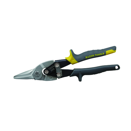 KLEIN TOOLS Aviation Snips, Wire Cutter, Straight, Straight/Wide Curves, 10.063'' 1202S