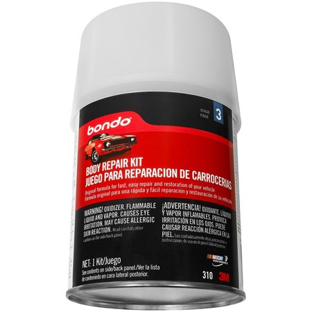 Bondo Bondo® Body Repair Kit BRKIT-2PK-ES, Ready Mix Pouches, 2 oz, 6 per case BRKIT-2PK-ES