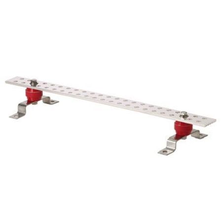 PANDUIT Grounding Busbar, 0.25"x2"x36" GB2D0033TPI-1