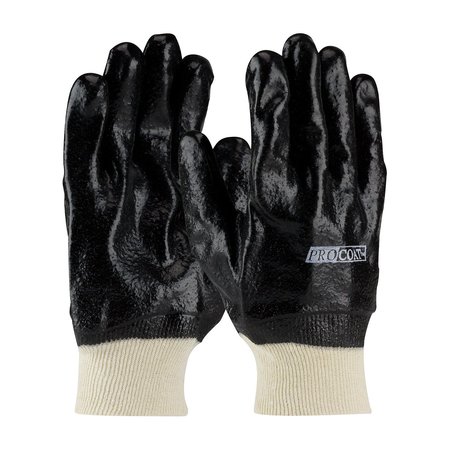 PIP 9-4/5" Chemical Resistant Gloves, PVC, Mens, 12PK 58-8015R