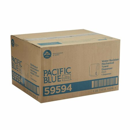 Georgia-Pacific Paper Towel Dispenser, (1) Roll w/Stub, Width: 9" 59594